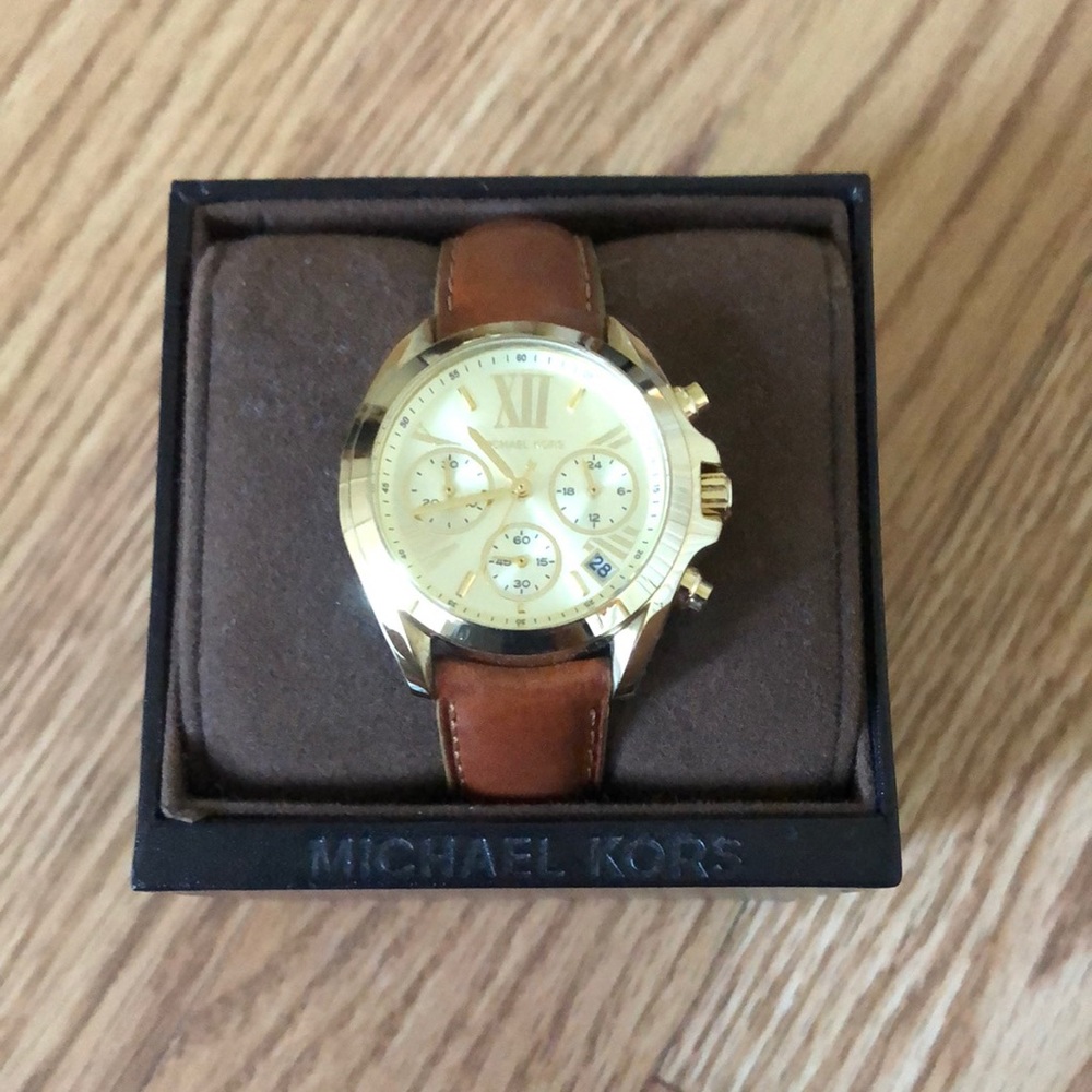 Michael Kors Leather Woman’s Watch